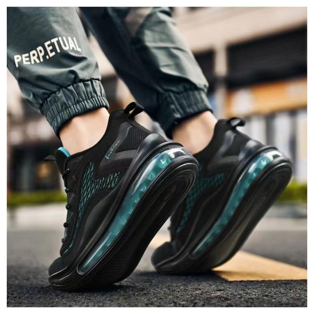 Мужская обувь Кроссовки для бега с полной ладонью, дышащие кроссовки большого размера с толстой подошвой, мужская спортивная повседневная обувь