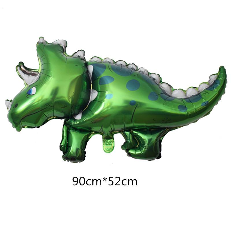 5pcs Dinosaur Aluminum Film Balloon, Triceratops Tyrannosaurus Rex Dinosaur Theme Party Decorative Balloon