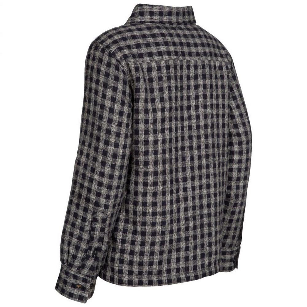 TRESPASS Childrens/Kids Average Long Sleeved Gingham Shirt