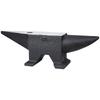 Cast Iron Anvil, 132 Lbs(60kg) Single Horn Anvil with Large Countertop and Stable Base, High Hardness Rugged Round Horn Anvil Blacksmith, for Bending,