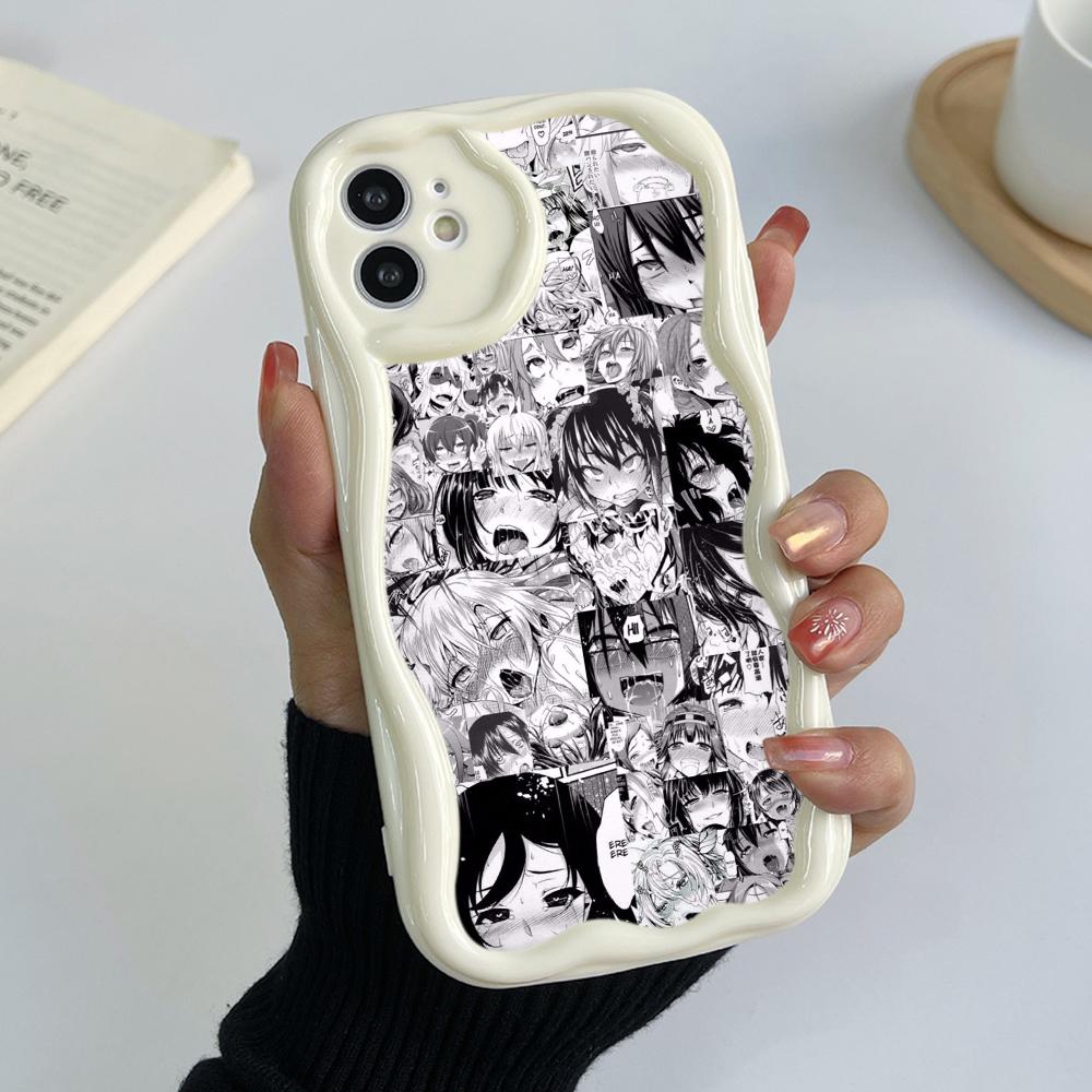 Ae81 Hentai Harajuku Anime Girl art Защитные чехлы для телефонов для Samsung S23 S24 Ultra A55 A14 A25 Infinix Hot 40 Pro Tecno Spark 20 Wave Задняя крышка из ТПУ