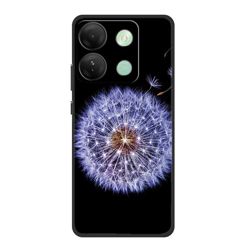 Чехол для телефона для Infinix Smart 7 HD Задняя крышка Черный силиконовый Ударопрочный Мягкий Funda для Infinix Smart 7 Plus Чехол 7Plus Coque