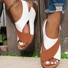 Летняя женская обувь, сандалии, элегантная женская обувь, обувь для вечеринок, женские сандалии на танкетке, повседневная женская обувь сандалии