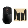 kwmobile Mouse Grip Compatible with SteelSeries Rival 3 Grip Tape Thick Black - Anti-Slip Pre-cut 0.5mm