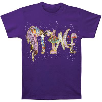 Мужская футболка Prince 1999 на фиолетовой футболке  Фиолетовый