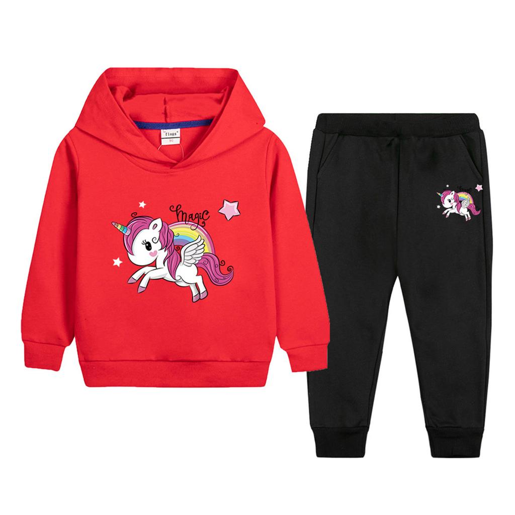 Комплекты детской модной одежды: толстовка со штанами, спортивный костюм, толстовка с капюшоном для девочек, комплект из 2 предметов, повседневная одежда для бега