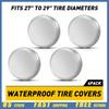 4X Комплект Чехлов на Колеса для RV Прицепа Кемпера Автомобиля SUV Грузовика Защита от Солнца Водонепроницаемый