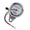 Universal Motorcycle Dual Odometer Speedometer Gauge Test Miles Speed Meter