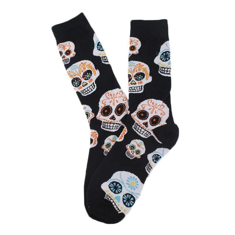 Happy Cool Harajuku Crew мужские носки хип-хоп уличные большие размеры смешные носки мужские скейтборд живопись Calcetines Homme Divertidos Sox