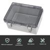 Electrical Junction Box Transparent Cover IP67 ABS Plastic Electrical Connection Box for Power Suppl