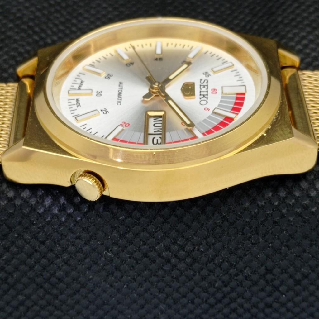 ВОССТАНОВЛЕННЫЕ ВИНТАЖНЫЕ SEIKO 5 AUTO 6309A ЯПОНИЯ МУЖСКИЕ D/D СЕРЕБРЯНЫЕ ЧАСЫ a309507-5
