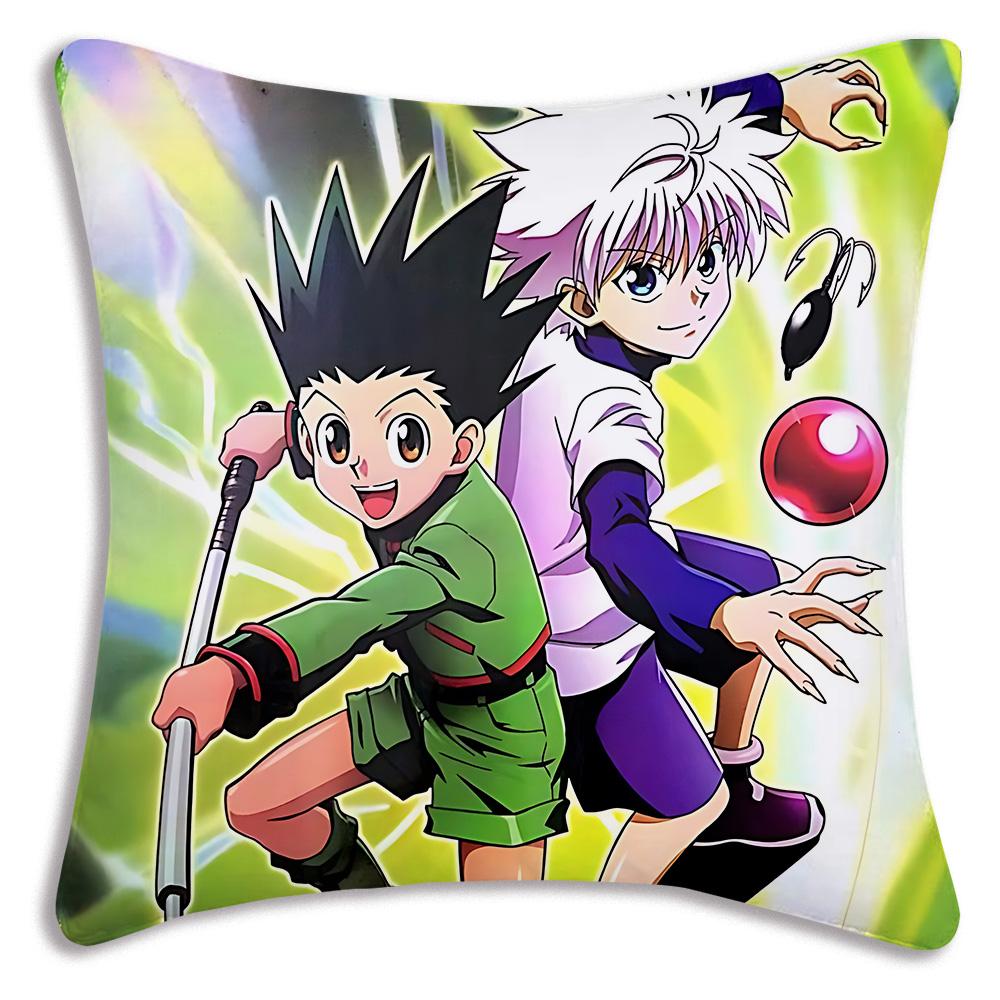 Аниме Для h-Hunter X HunterS Наволочки Мультяшные Диван Декоративные Домашние Двусторонние Печать Короткий Плюш Милая Наволочка