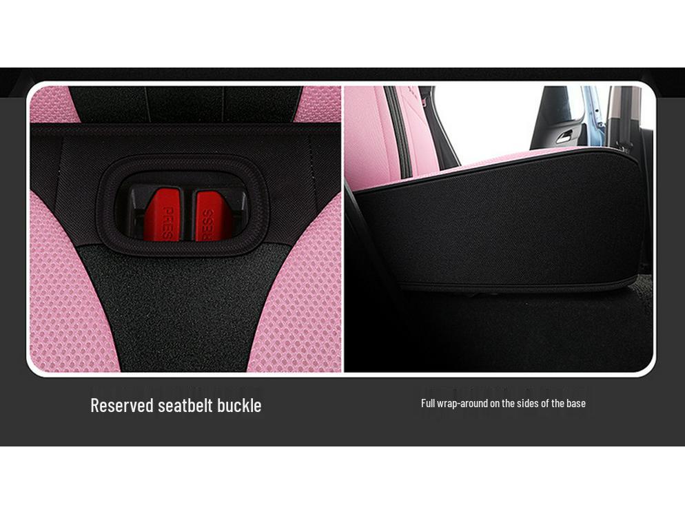 ORA R1 Custom Full Surround Leather Car Seat Cover - Cartoon Design for All Seasons