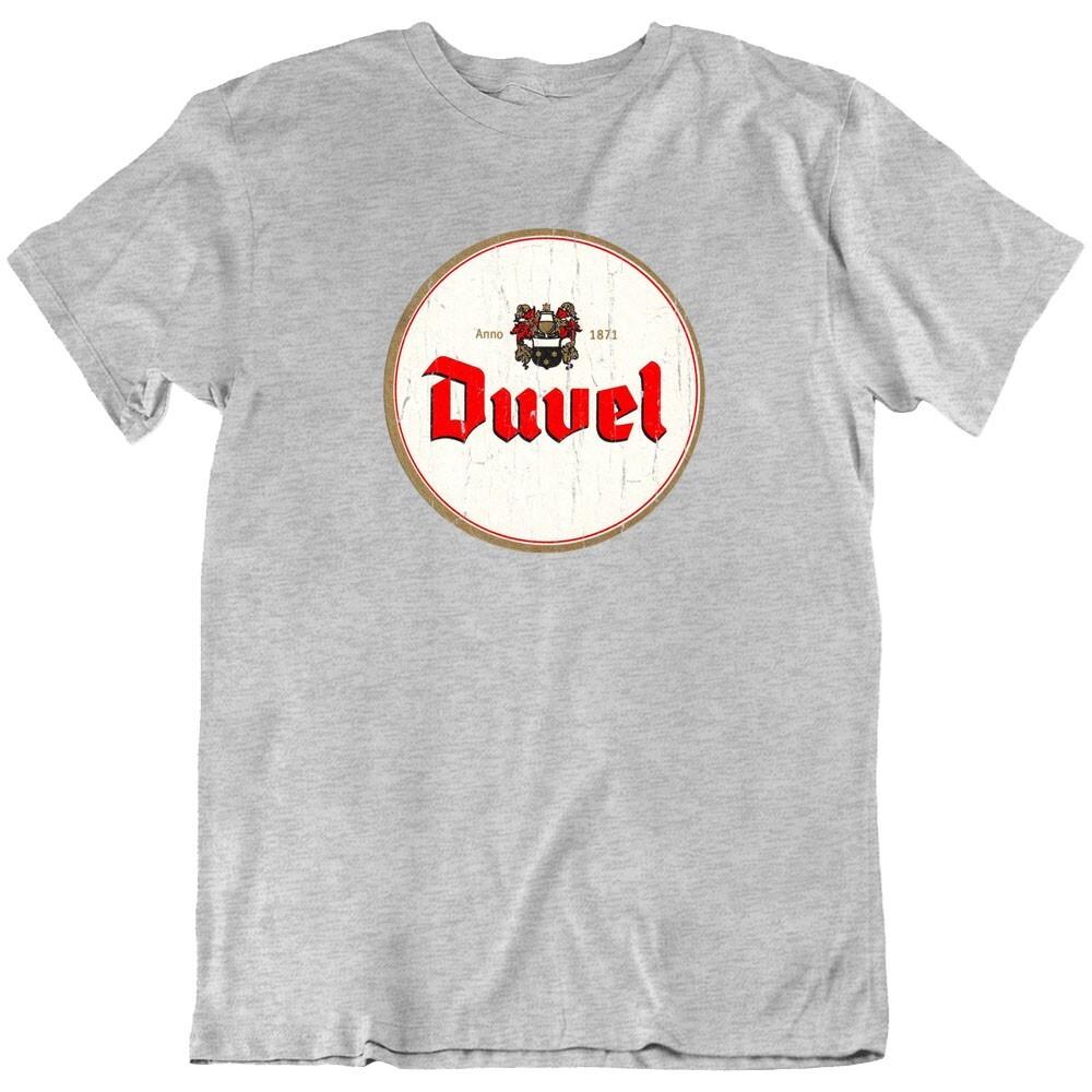 Пивная футболка, Пиво Duvel, Пей алкоголь, Вечеринка, Ура, Рождественская футболка, Подарок, Новая