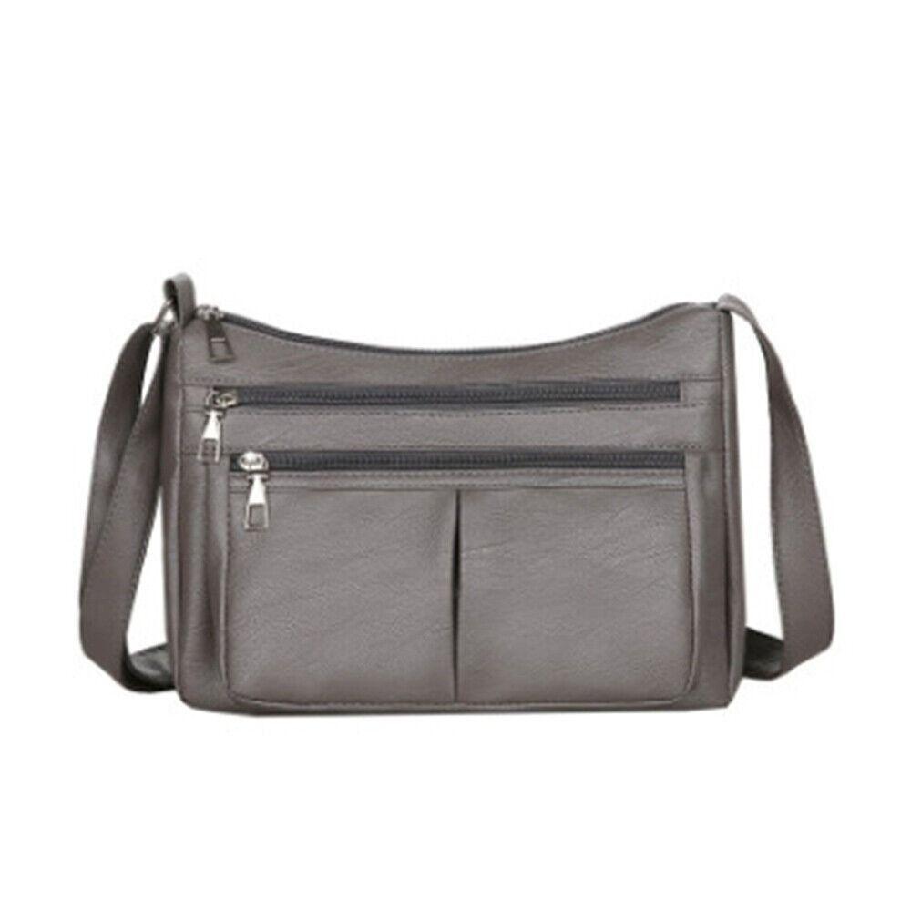 Casual Faux Leathe Womens Shoulder Bags Water Resistant 4 Color Messenger Bag Handbag Womens
