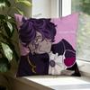 Black Sapphire CCookie Anime Celebrity Merchandise AllMatch Printed Pillow Case Sofa Car Office Room Decoration Protector