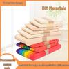 Colored Wooden Popsicle Sticks for DIY Crafts