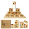 Brain Forest World Culture Play Korean Block Self-made Domino 96p, Popular Korean Game
