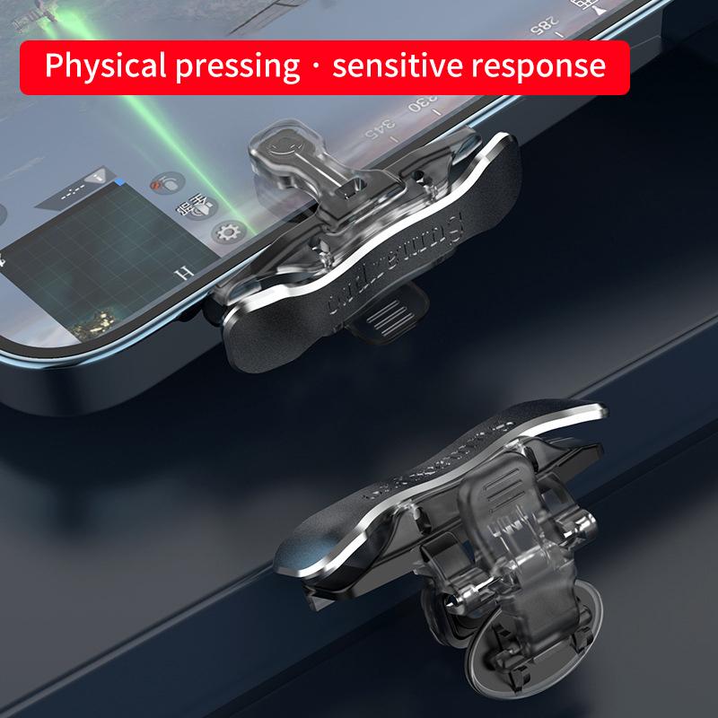 L1 R1 клавиши прицеливания игровой контроллер X8 мобильный игровой триггер для Pubg телефон игровой триггер 6 пальцев чувствительный стрелять телефон игровой триггер