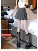 Women's Summer High-Waist A-Line Skirt Pants with Irregular Slits and Slim Design