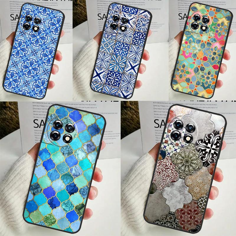 Чехол с марокканским узором для OnePlus Nord CE 4 3 2 Lite 2T N10 N20 N30 OnePlus 12 11 9 10 Pro 8T 10T 12R