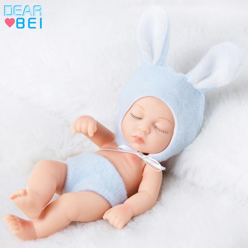7-дюймовая мягкая виниловая кукла реборн, мини-фигурка