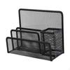 Metal Mesh File Rack Desktop Organizer Vertical for Document Management Multipurpose Accessories