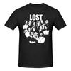Футболка с принтом Lost Movie Хоррор, с круглым вырезом, хлопок, на заказ, с коротким рукавом, аниме