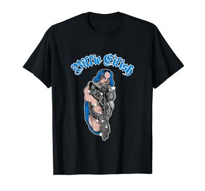 Официальная футболка с блестками Billie Eilish