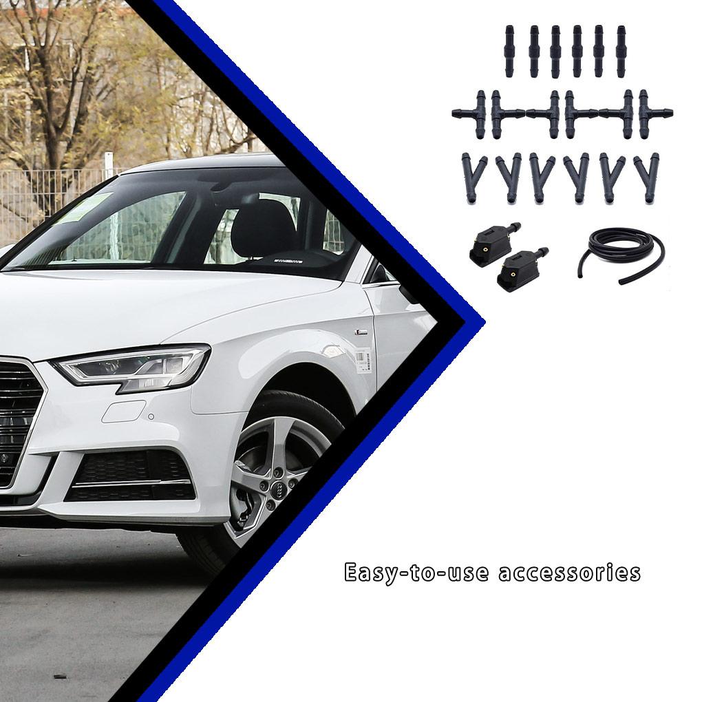 Комплект соединителей форсунок омывателя лобового стекла автомобиля Запасные части для стеклоочистителя автомобиля Автомобильные Запасные части для автомобилей