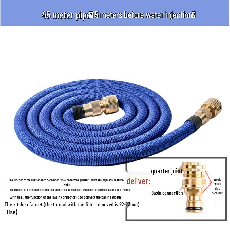 Выдвижной волшебный шланг и набор пистолетов для мойки высокого давления для автомобиля и дома