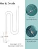 Infinity Cross Necklace for Women, Stainless Steel Christian Graduation Baptism Gifts for Women Confirmation Gifts for Teen