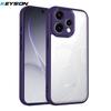KEYSION Прозрачный чехол для телефона для OPPO Reno15 Pro Max 5G Мягкий силикон+ПК Прозрачная противоударная задняя крышка для телефона для OPPO Reno15 F 5G