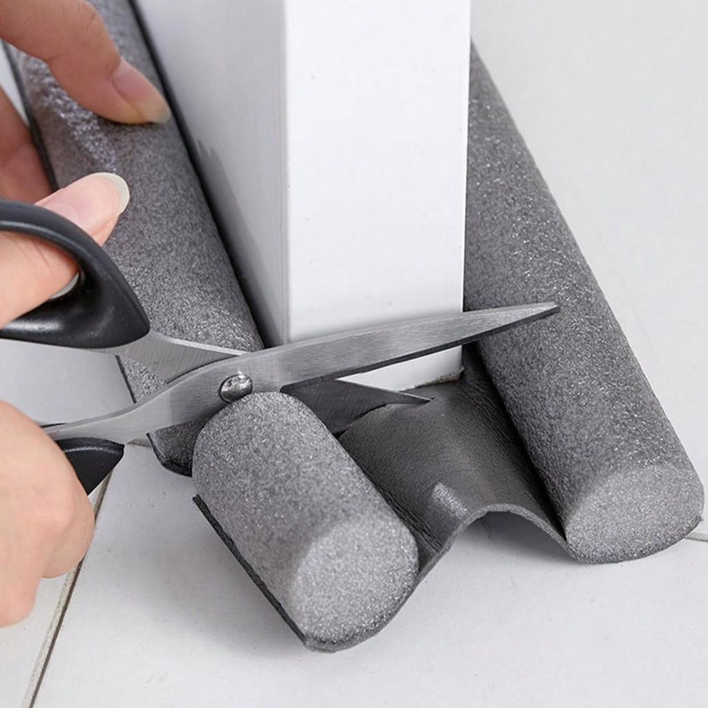 1 шт. резиновый и тканевый заглушка под дверь - звукоизоляционная уплотнительная лента, подходит для уплотнения нижней части двери спальни