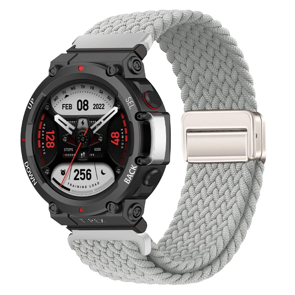 Плетеный ремешок Solo Loop для смарт-часов Huami Amazfit T-Rex 3, нейлоновые эластичные ремешки для Huami Amazfit T-Rex 3 Correa