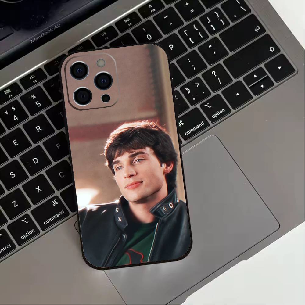 Чехол для телефона Tom Welling для iPhone 17,16,15,14,13,12,11 Plus,Pro Max,XS,Мягкий силиконовый черный чехол