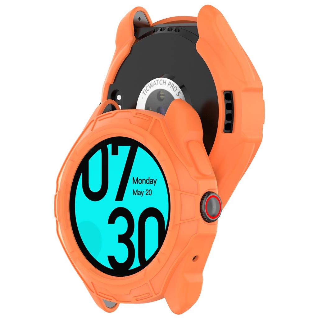 Мягкий чехол из ТПУ для часов TicWatch Pro5, защитный бампер, аксессуары для рамки Ticwatch Pro 5