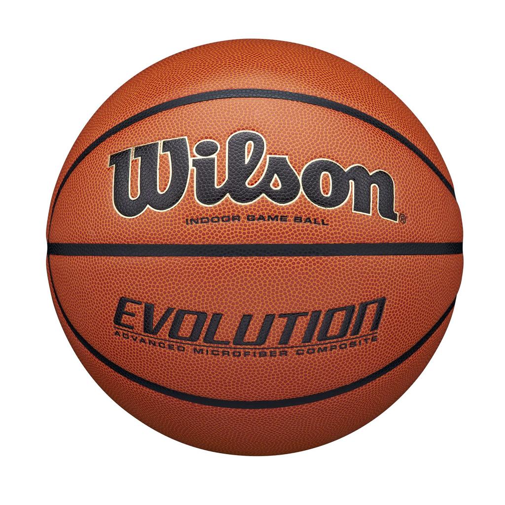Wilson EVOLUTION Баскетбол WTB0586 Для помещений Размер 6 Диаметр / Прибл.. 23.2см Оранжевый/Черный