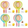 Lightweight Kids Badminton Rackets Set - Children's Tennis & Badminton Toy with Balls Family Game Racquets Ideal for Kids
