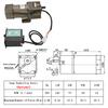 AC 220V 90W Однофазный асинхронный мотор-редуктор с регулируемой скоростью замедления