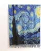 Luxury Brand Women Winter Cashmere Scarf Shawl Digital Painted Shawl Van Gogh Oil Painting Pashmina Ladies Blanket Scarf