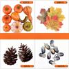 Artificial Pumpkins, Halloween Props, Maple Leaves, Christmas Decorations, Holiday Decorations,New Year's Wreath Decoration Accessories