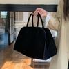 Suede Tote Bag High Quality Designer Luxury Boston Large Handbag Winter Vintage Women's Shoulder Bags