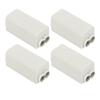 4PCS 2 In 2 Out Cable Terminal Block Connector 1000V Strong Conductivity Heat Dissipation for Top