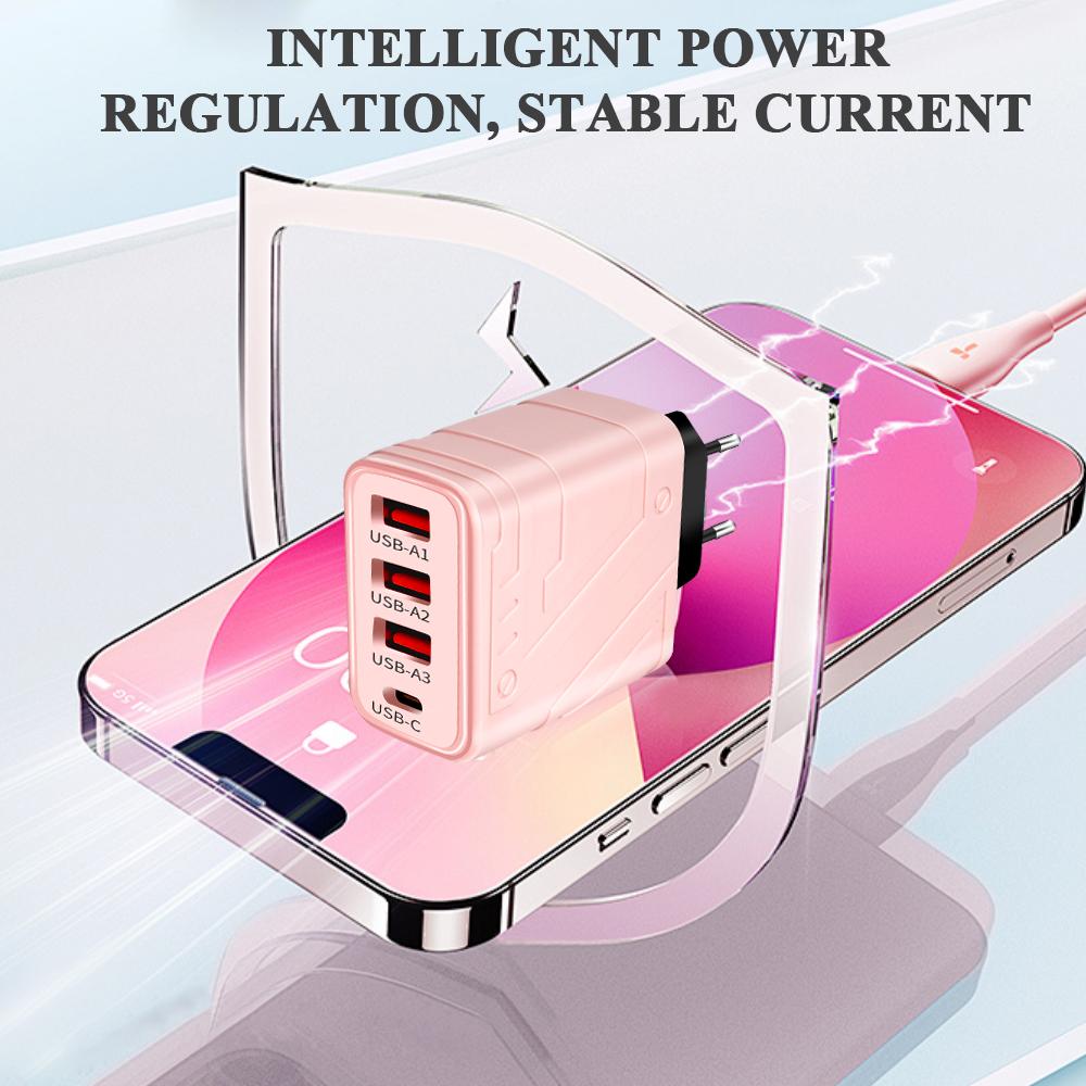 Зарядное устройство PD USB Type C, высокоскоростное, быстрое, быстрое, зарядное устройство для мобильного телефона, настенный адаптер для iPhone 16, 15, 14, Huawei, Xiaomi, Samsung S23