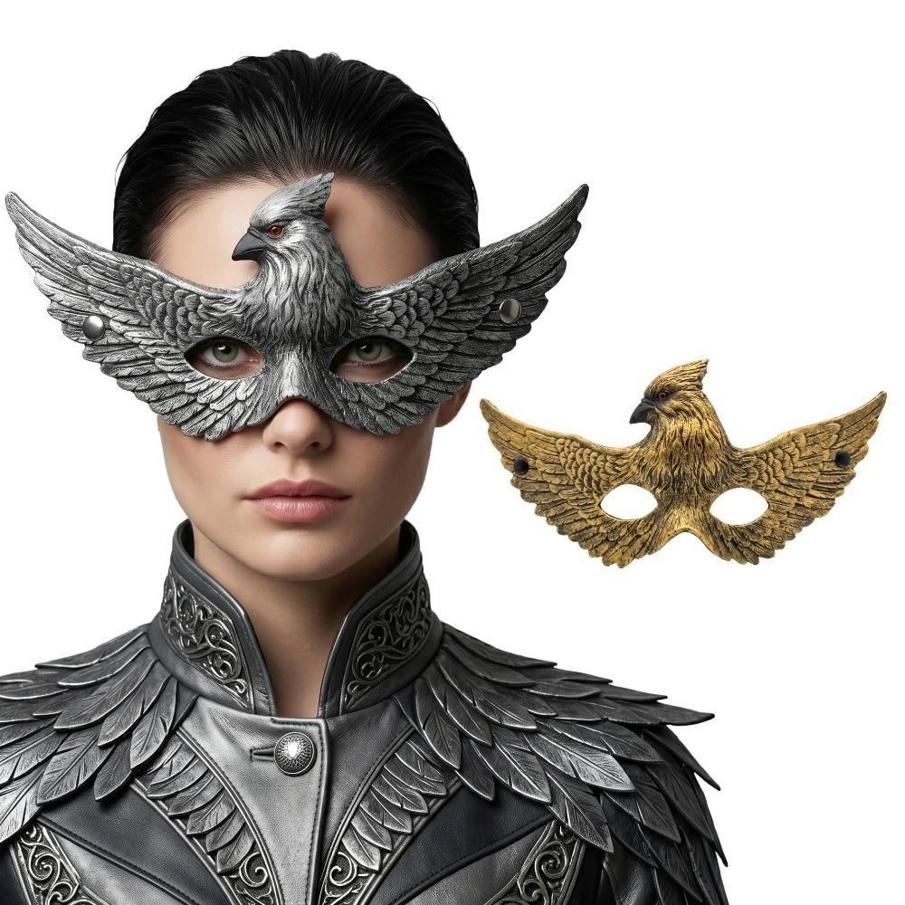 Vintage Eagle Half Face Masquerade Mask Gothic Animal Eagle Party Mask Halloween Party