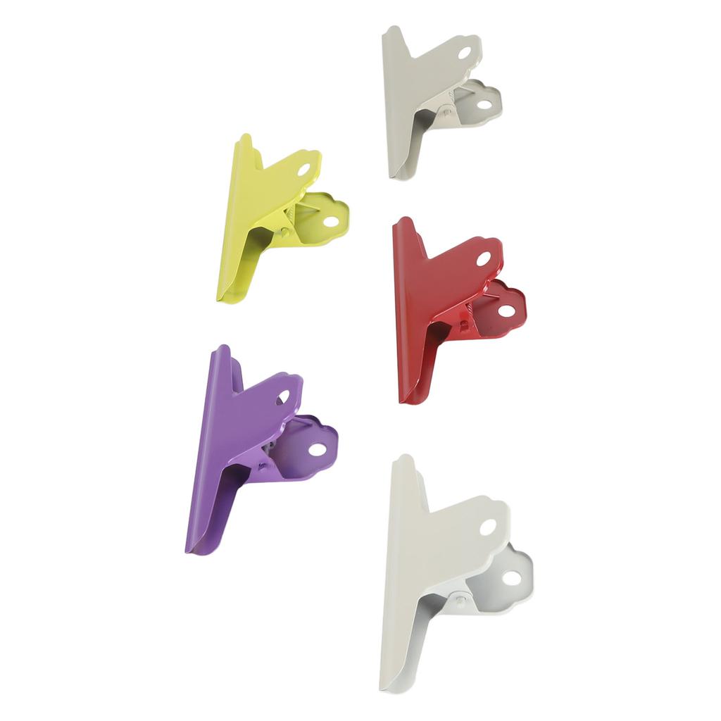 5 шт. красочные металлические шарнирные зажимы в виде быка, настенные подвесные сверхмощные прочные пружинные большие бычьи бумажные C