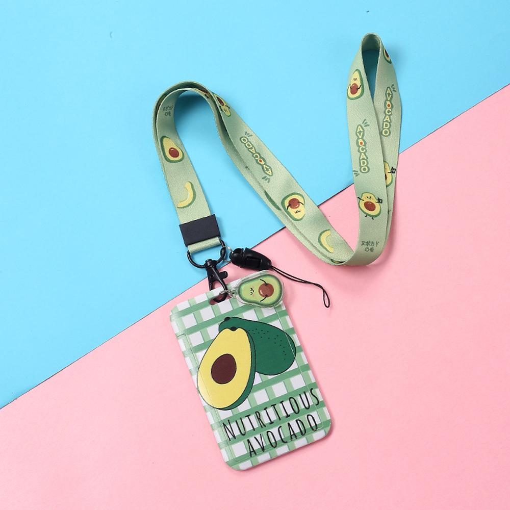 Long Lanyard Neck Strap Keychain Lanyards Cell Phone Lanyard Mobile Phone Straps Fruit Lanyard
