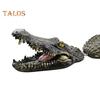 Floating Crocodile Decoy Eco-friendly Pond Floating Fake Crocodile Decoy Realistic Crocodile Pool Statue Non-toxic Decorative Crocodile Sculpture for