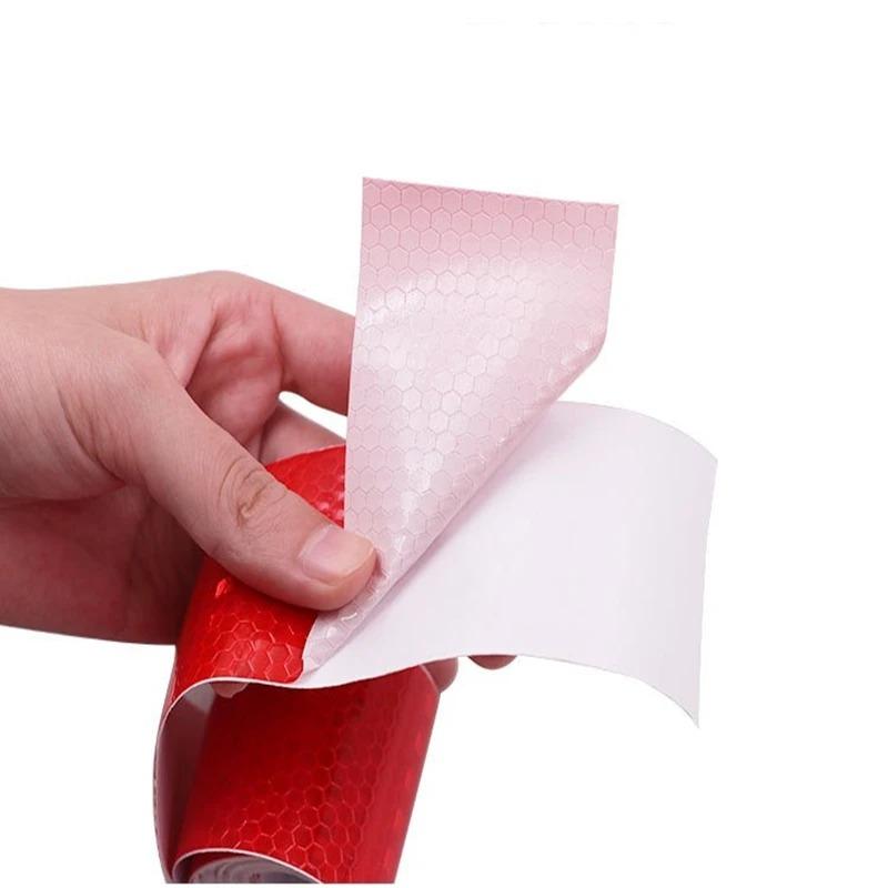 1м*5см светоотражающая наклейка безопасная светоотражающая лента для автомобиля велосипеда наклейки полоса рулон предупреждение безопасности украшение автомобиля